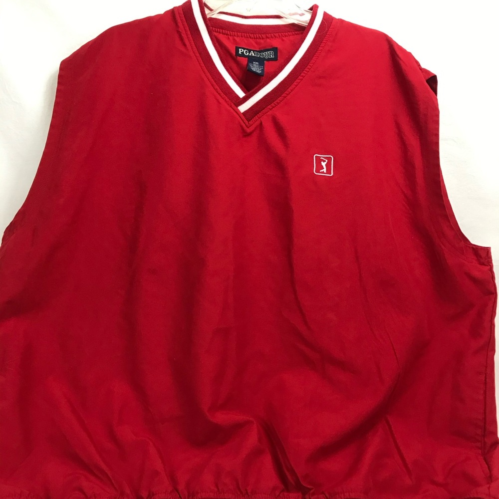 Red PGA Golf vest